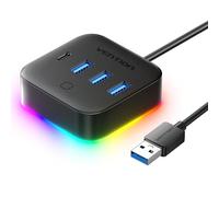 VENTION Hub USB con luces de respiración de 0,25 m