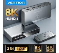 Vention-interruptor divisor HDMI 2,1, 8K, 60Hz, 4K120Hz, 3 en 1 salida para TV, Xiaomi, Xbox, PS5, decodificador, Monitor compatible con HDMI 4K HDMI 5 in 1 Out