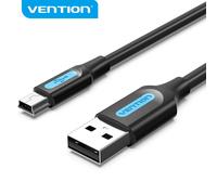 Cable USB Vention COMBF USB 2.0 A-Mini B 1m 480Mbps 10W Negro