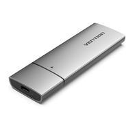 Vention NPGH0 Caja Externa para Disco SSD M.2 NVMe USB C 3.1 Gen 2 Aluminio Gris