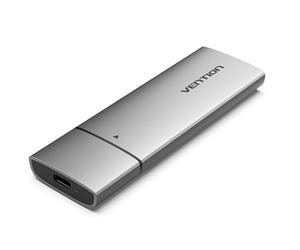 Vention NPGH0 Caja Externa para Disco SSD M.2 NVMe USB C 3.1 Gen 2 Aluminio Gris