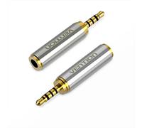 vention Premium Audio Adaptador Jack 3,5 mm hembra a 2,5 mm conector dorado