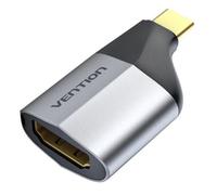 Vention TCDH0 Adaptador USB Tipo-C a HDMI 4K UHD Gris Dorado