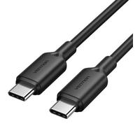 Cable USB 2.0 Tipo-C 3A Vention TRCBF/ USB Tipo-C Macho - USB Tipo-C Macho/ Hasta 60W/ 480Mbps/ 1m/ Negro