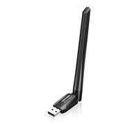 VENTION USB WiFi Antena para PC, AC600 Adaptador WiFi USB, Dual Band 2,4 GHz/ 5 GHz, con Antena Inalámbrica de 6 dBi, Antena WiFi Dongle para Escritorio, Compatible con Windows 11/10/8.1/8/7/XP