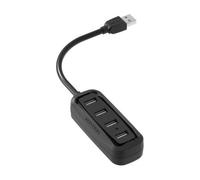 Hub VENTION 4 puertos 480 Mbps modelo VAS-J43-B015 15cm USB 2.0 ABS
