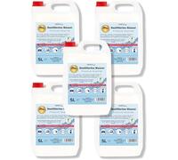 VENTON Agua destilada, 25 litros (5 x 5 litros), adecuada para baterías, acuarios, planchas y plantas, acuarios y tratamiento de agua de estanque