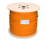 VENTON Belden Cable de red Cat 7, 1000 MHz, apantallado S/FTP, cable LAN Ethernet de 10 Gb, conductor de cobre de 23 AWG, cable de datos naranja (250 metros)