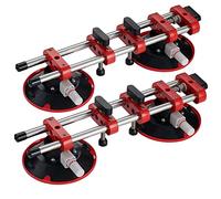 Ventosa, 2PCS 6" Setter Uniones Piedra sin Juntas con Ventosa Vacío Doble para Nivelar Uniones Uniones Herramienta Instalación Ajustador Separación Azulejos para Losas Cuarzo Granito Piedra Mármol