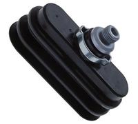 Ventosa de Fuelle Ovalada NBR Gris 25x8mm M5 Recorrido 6mm con Abrazadera