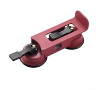 Ventosa de reparación de huecos de piso de doble garra con fuerte agarre para suelos de madera multicapa de madera dura, fija huecos estrechos de hasta 8 cm, aleación de acero al carbono