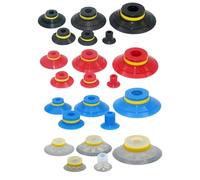 Ventosa de silicona al vacío for brazo Robot, VF-15 20, 25, 30, 40, 50, corrugado, fino y fuerte, 1 unidad