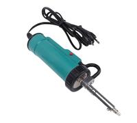 Ventosa de soldadura eléctrica, bomba desoldadora de 40 W, tres boquillas de 1,0 mm, 1,5 mm, punta de acero inoxidable de 2,5 mm, herramienta de eliminación de soldadura al vacío