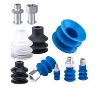 Ventosa de vacío corrugada serie FG, 5 uds., silicona importada y materiales de caucho de nitrilo FG-3/7/9/12/14(FG7 White)