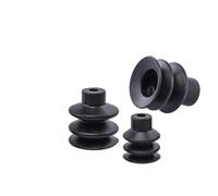 Ventosa de vacío fuerte de 10 Uds., ventosa industrial corrugada de tres capas, PCG-5 de alta temperatura 7 10 12 18 20(PCG-12-S)