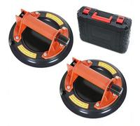 Ventosa de vidrio al vacío para levantador de vidrio naranja, 400 libras de vidrio resistente para mover ventanas de azulejos de granito grandes, herramienta de entrega de elevación de acuario (2)