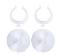 Ventosa Fija, Ventosa de Línea Aérea para Acuario Resistente con Clips para Pecera para Acuario(Puede sujetar 25-34 mm)