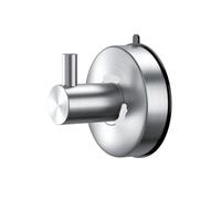 Ventosa para cristal, Ganchos con ventosa for ducha, ganchos for toallas de níquel cepillado, colgador for baños, ganchos de acero inoxidable(1 Pack)