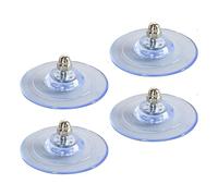 Ventosa para Poseio para la Ventana Gatti - Conjunto de 4 Vientos Transparentes en PVC Resistentes, Gancho de Tornillo Incluido | Ventosa para amaca Desde la Ventana para, Veinte Veinte para Pos