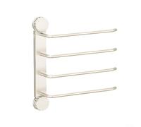 Ventosa para soporte de rollo de papel de cocina para montaje en pared, almacenamiento de ahorro de espacio para toallas, envoltura de plástico y toallas de papel de baño (blanco)