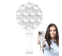 Ventosa para teléfono, funda adhesiva para teléfono, soporte adhesivo para funda del teléfono con ventosa antideslizante - Soporte para teléfono de pared para ducha, funda para teléfono con ventosa i
