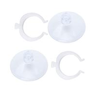 Ventosa para Tubería de Línea Aérea para Pecera, Soportes para Tubería de Línea Aérea de Uso Salvaje para Pecera, Extraíbles, Reutilizables con Clips para Acuario, para(Puede sujetar 25-34 mm)