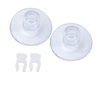 Ventosa para Tubería de Línea Aérea para Pecera, Soportes para Tubería de Línea Aérea de Uso Salvaje para Pecera, Extraíbles, Reutilizables con Clips para Acuario, para(Puede sujetar 6-8 mm)