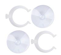 Ventosa para Tubería de Línea Aérea para Pecera, Soportes para Tubería de Línea Aérea de Uso Salvaje para Pecera, Extraíbles, Reutilizables con Clips para Acuario, para(Puede sujetar 34-45 mm)