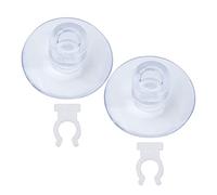 Ventosa para Tubería de Línea Aérea para Pecera, Soportes para Tubería de Línea Aérea de Uso Salvaje para Pecera, Extraíbles, Reutilizables con Clips para Acuario, para(Puede sujetar 8-12 mm)