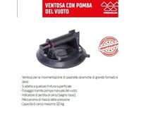 Ventosa profesional VACÍO SC-200 RUBI 18919 con bomba de vacío