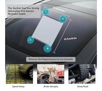 Ventosas De Resistencia Soporte Ventosa Seguro para Antena Parabólica Pequeña Altas Velocidades Estables O Bajo La Luz del Soporte Receptor Satélite Vehículos