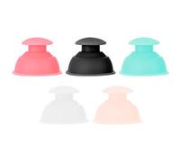 Ventosas de silicona, ventosas de silicona anticelulitis, juego de herramientas para masajeadores, masajeador de celulitis, ventosas para rostro y cuerpo, ventosas de silicona(Juego de 5)