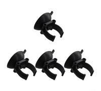 Ventosas para calentador de pecera de 35 mm, clips de sujeción fuertes para soporte de tubo de termostato de acuario, abrazadera de resina negra, paquete de 4 (4 piezas)