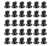 Ventosas para Peces, 30 Unidades, Soportes y Clips de para Acuario, para Bomba de Aire, Cable de alimentación, Cable de Alambre, Tubo, Manguera de Aire, Tira LED Decorativa