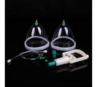 Ventosaterapia de 123 mm para mujeres, masajeador manual para agrandar los senos, succionador de pezones, bomba de ventosas para el pech