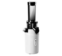 Ventray Ginnie Extractor de zumos y verduras - Slow Juicer con función de masticación inversa, Licuadora para Verduras y Frutas, Fácil de Limpiar, Extracción Lenta 60 rpm, Sin BPA, Blanco