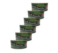 Ventresca de atún en aceite Ría de Santoña 750 gr (Pack 6)- Deliciosa conserva de ventresca de atún claro capturada en el Atlántico, envasada artesanalmente en aceite de girasol en Santoña.