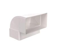 vents group 5907641451640 - Codo de ventilación vertical (90 grados, 110 x 54 mm, WP060, bolsa con remolque), color blanco