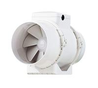 VENTS TT-100 Extractor en Linea con Flujo Mixto, 100mm, Color Blanco, 33 W, 240 V