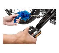 VENTURA Chaincuzzi Dispositivo de Limpieza Bicicleta, para Todos los circuitos de Cadena, sin Necesidad de Desmontar, con 3 cepillos de Nailon, marrón