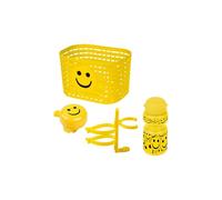 VENTURA Smiley, Juego De Accesorios Para Bicicleta Infantil Unisex Bebé, Amarillo, Siehe Produktbeschreibung