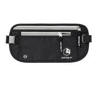 VENTURE 4TH Venture4th Riñonera Interior - Bolso de Viaje Anti Robo para Hombres y Mujeres con tecnología RFID para Viajar con Estilo y Total Seguridad (Negro)