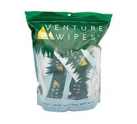 Venture Wipes Toallitas corporales de aceite de árbol de té, toallitas de aventura para adultos, toallitas de limpieza biodegradables con aloe y vitamina E, esenciales para camping, toallitas