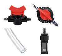 Venturi - Inyector de fertilizante, inyectores mezcladores de fertilizantes para riego de jardín, kit de dispositivo de fertilizante para riego por goteo G3/4, filtro de interruptor de inyector de