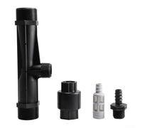 Venturi - Inyector de fertilizante para riego por goteo, dosificador de jardín y alimentador de nutrientes, dispositivo de riego de invernadero con conectores de 2 pulgadas, alimentador de plantas de