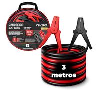 VENTUX GEAR Cables de Batería para Coche 220A || Pinzas de Alta Resistencia para Arranque de Emergencia || Longitud Óptima para Coches || Fáciles de Usar y Seguros