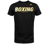 Venum Boxing Vt Camiseta, Hombre, Negro/Dorado, L