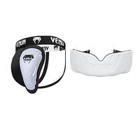 Venum Carcasa y soporte de carcasa Challenger Hombre -Negro (blanco) - M & Venum Challenger Protector de Dientes, Unisex Adulto, Blanco/Negro, Talla Única