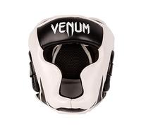 Venum Casco de Boxeo Challenger, Unisex para jóvenes, Negro/Blanco, Large/Extra-Large