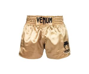 VENUM Clásico Pantalones Cortos, Unisex Adulto, Dorado/Negro, M Slim Taille Courte